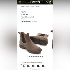 Born Suede Ankle Boots